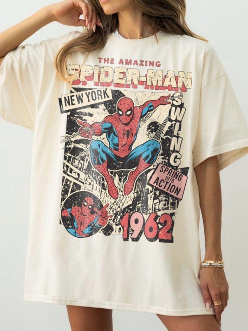 Vintage Amazing Spider-Man Comfort Colors Shirt, Retro Marvel Comics Cover Tee